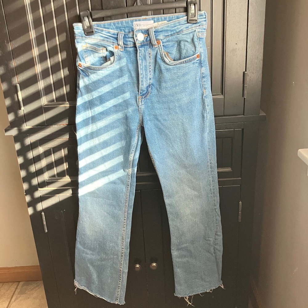 Zara Blue Denim Jeans Size 4